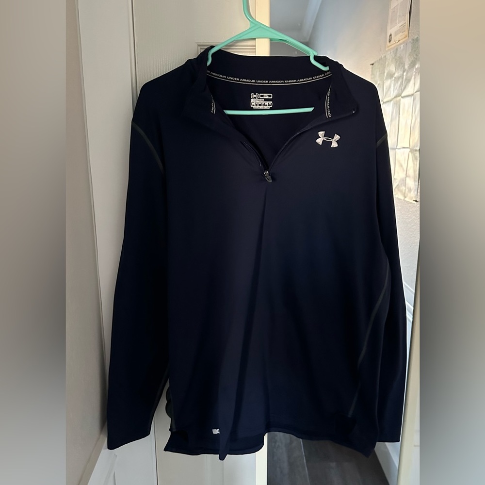 Under Armour men’s longsleeve quarter zip athletic sweater